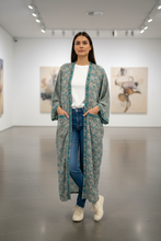 Load image into Gallery viewer, Vintage Sari Kimono Duster

