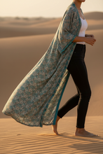 Load image into Gallery viewer, Vintage Sari Kimono Duster
