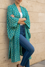 Load image into Gallery viewer, Vintage Sari Kimono Long
