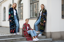 Load image into Gallery viewer, Velvet Suzani Long Jacket
