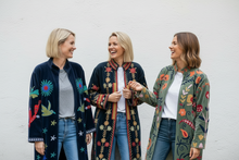 Load image into Gallery viewer, Velvet Suzani Long Jacket
