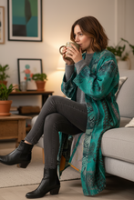 Load image into Gallery viewer, Vintage Kantha Kimono Robe
