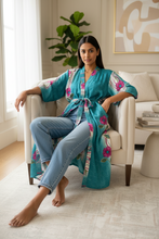 Load image into Gallery viewer, Vintage Sari Kimono Long
