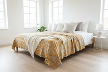 Load image into Gallery viewer, NEW Kantha Bedcover 225cmX275cm
