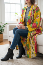 Load image into Gallery viewer, Vintage Kantha Kimono Robe
