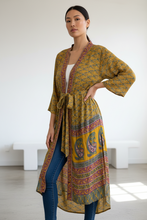 Load image into Gallery viewer, Vintage Sari Kimono Long
