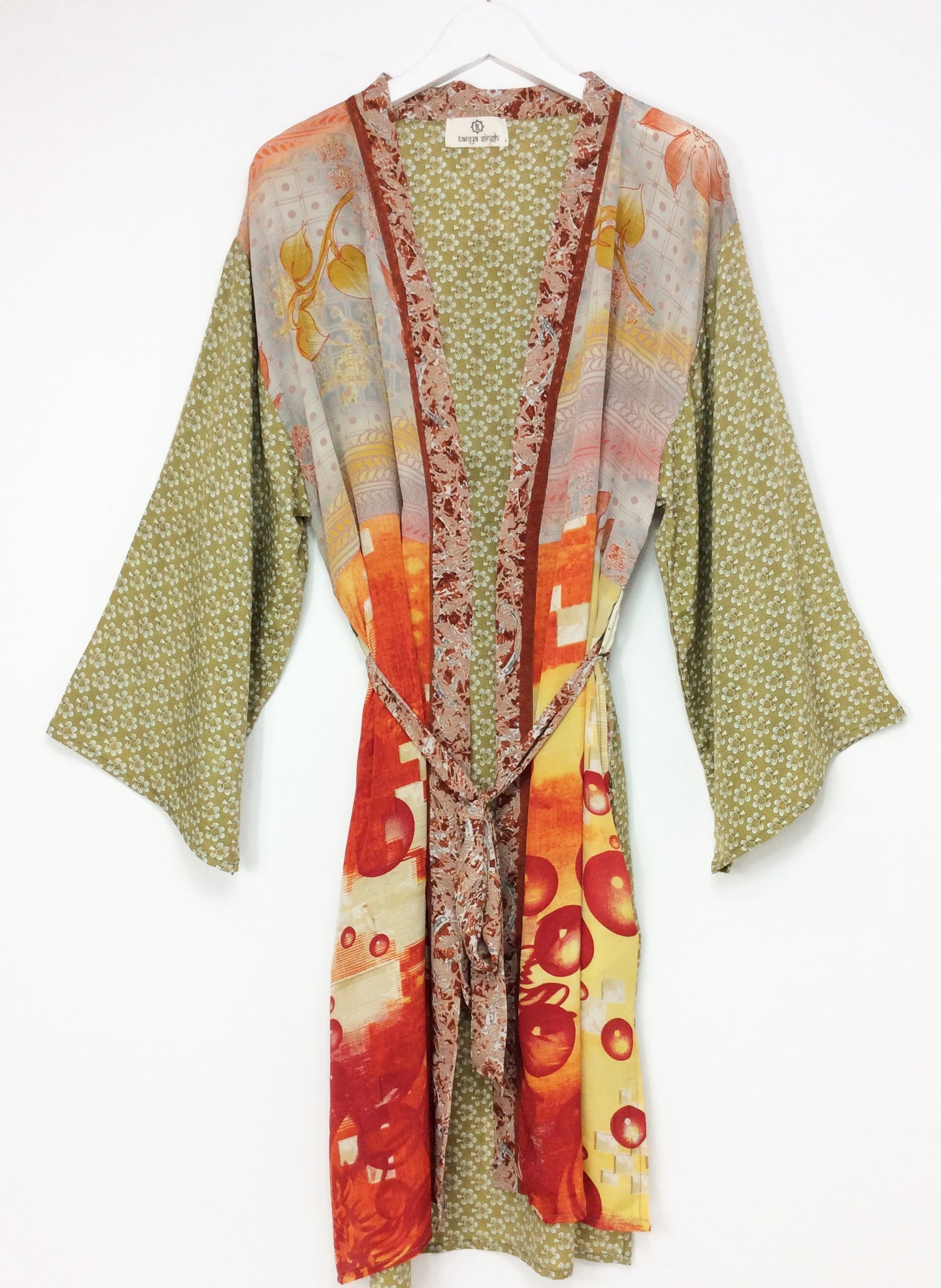 Vintage Sari Kimono Long