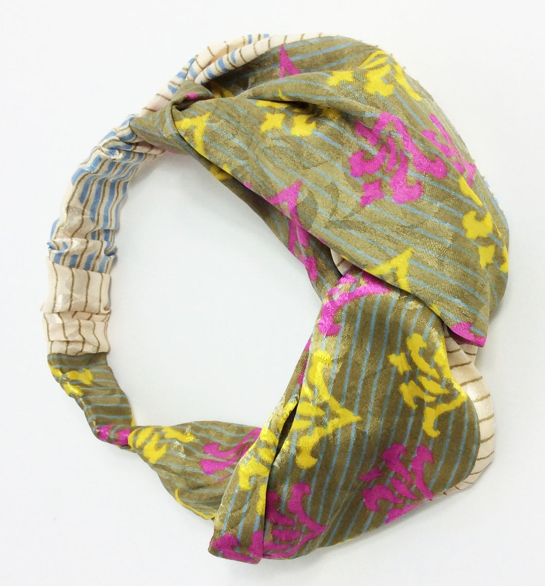 Silk Sari Hair Band