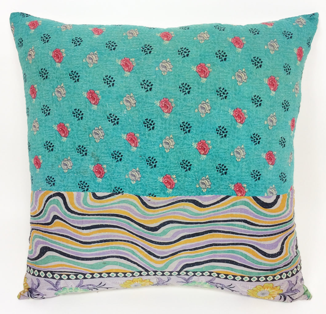 Vintage Kantha Cushion 60cmX60cm