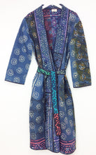 Load image into Gallery viewer, Vintage Sari Kantha Jacket long
