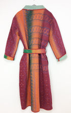 Load image into Gallery viewer, Vintage Sari Kantha Jacket long
