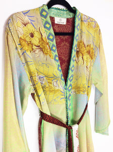 Vintage Sari Kimono Long