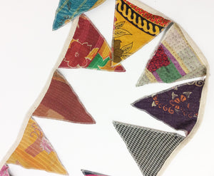 Sari Kantha Bunting Garland