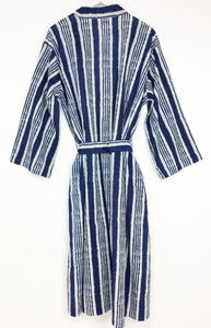 Indigo Blockprinted Kimono