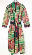 Load image into Gallery viewer, Vintage Sari Kantha Jacket Long
