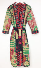 Load image into Gallery viewer, Vintage Sari Kantha Jacket Long
