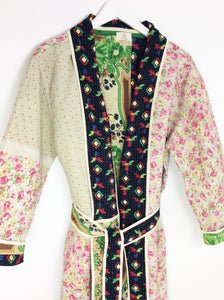 Vintage Sari Kantha Jacket long