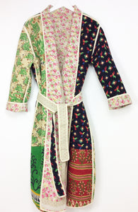 Vintage Sari Kantha Jacket long