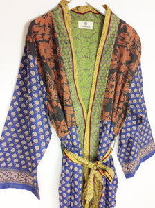 Vintage Sari Kimono Long