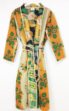 Load image into Gallery viewer, Vintage Sari Kantha Jacket long
