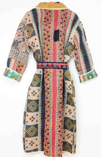 Load image into Gallery viewer, Vintage Sari Kantha Jacket Long
