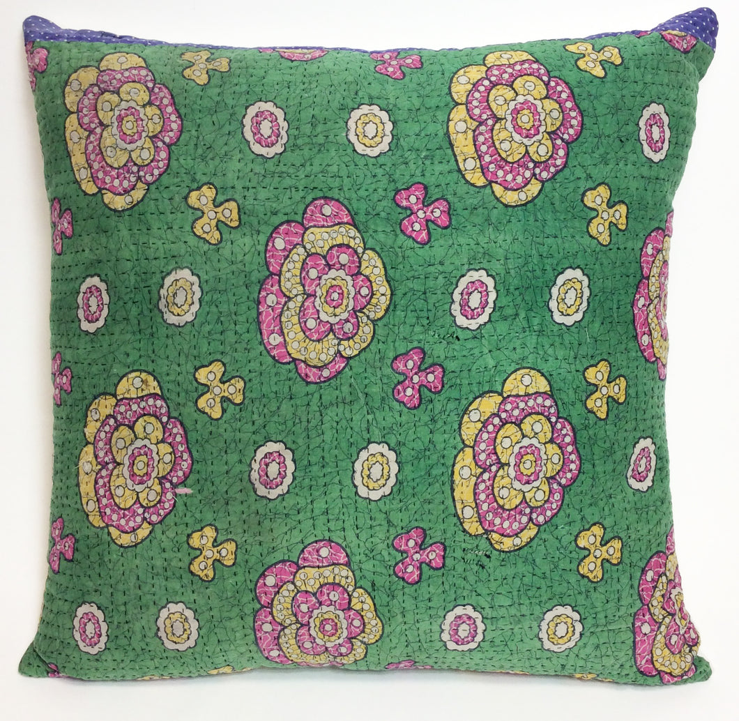 Sari Kantha Cushion 60cmX60cm