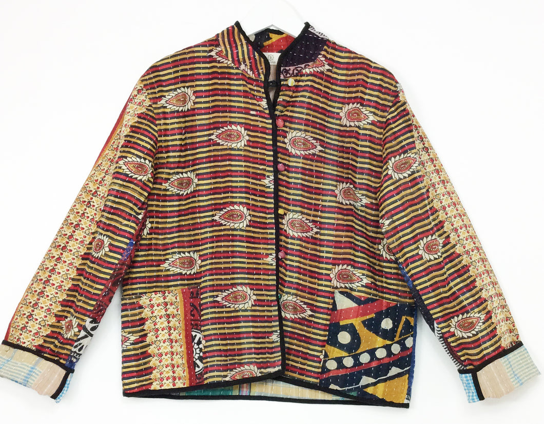 Kantha Jacket Short