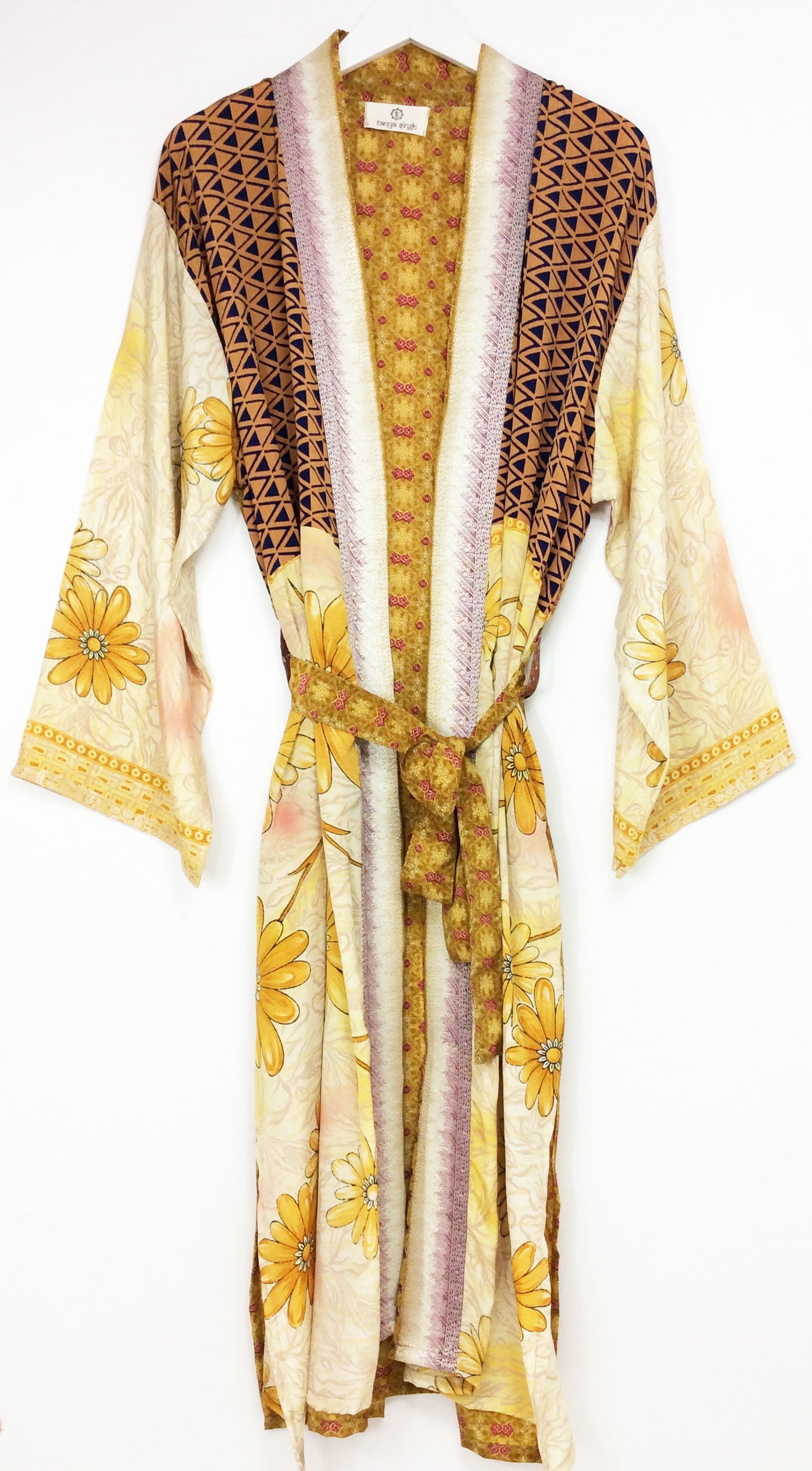 Vintage Sari Kimono Long