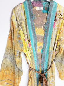 Vintage Sari Kimono Long