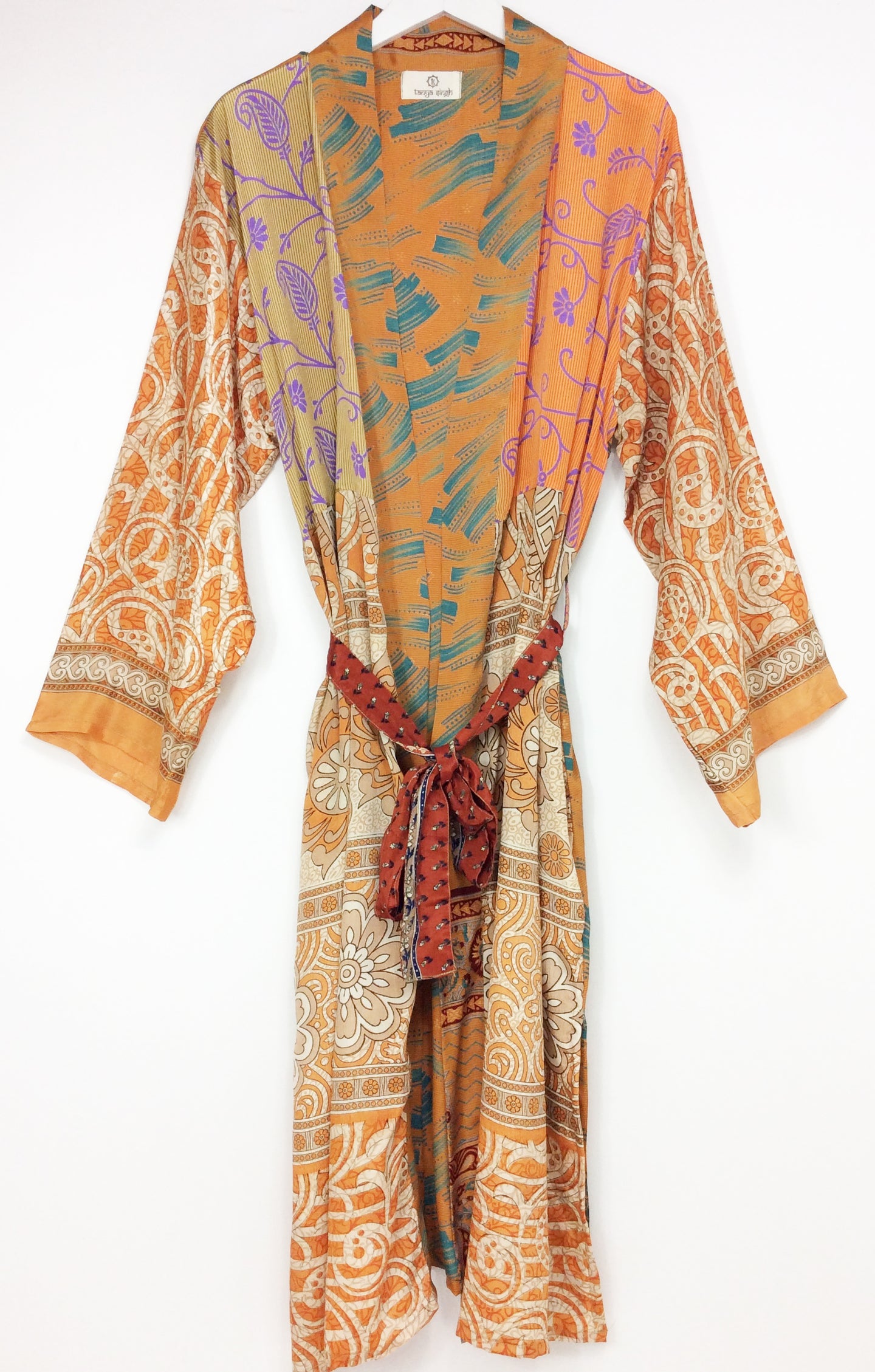 Vintage Sari Kimono Long