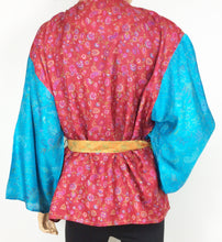 Load image into Gallery viewer, Vintage Silk Sari Kimono Short
