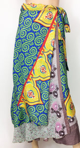 Vintage Sari Wrap Skirt