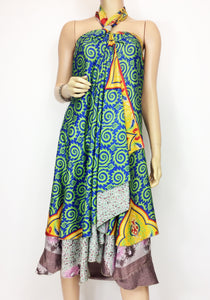 Vintage Sari Wrap Skirt