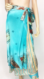 Vintage Sari Wrap Skirt