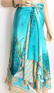 Vintage Sari Wrap Skirt