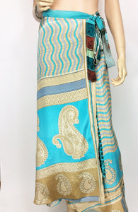 Vintage Sari Wrap Skirt