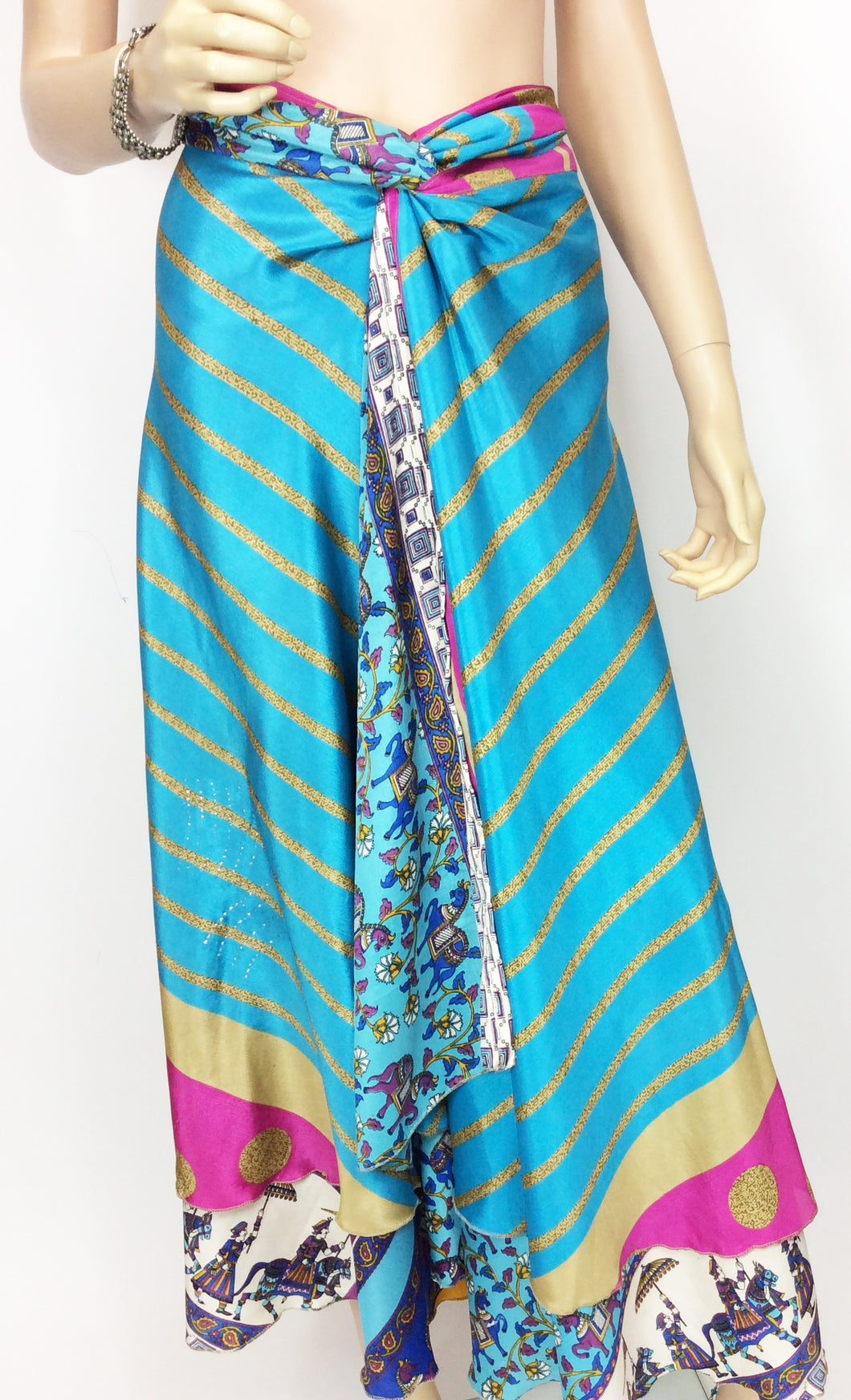 Vintage Sari Wrap Skirt