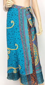 Vintage Sari Wrap Skirt