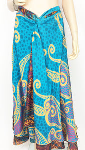 Vintage Sari Wrap Skirt