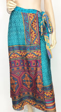 Load image into Gallery viewer, Vintage Sari Wrap Skirt
