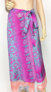 Vintage Sari Wrap Skirt