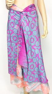 Vintage Sari Wrap Skirt