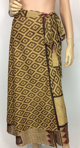 Vintage Sari Wrap Skirt