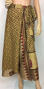 Vintage Sari Wrap Skirt