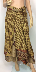 Vintage Sari Wrap Skirt