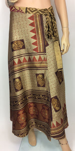 Vintage Sari Wrap Skirt