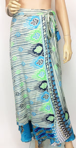 Vintage Sari Wrap Skirt