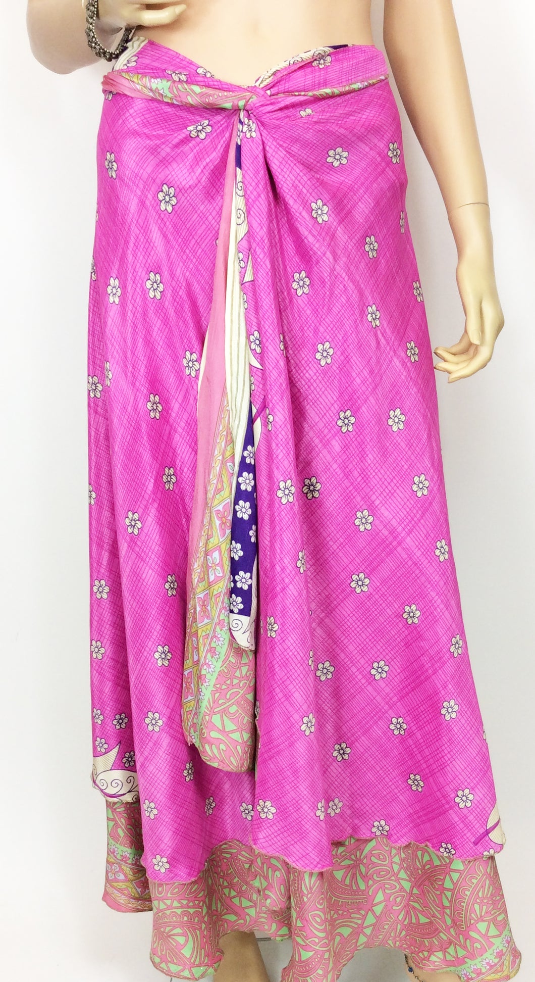 Vintage Sari Wrap Skirt