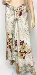 Vintage Sari Wrap Skirt