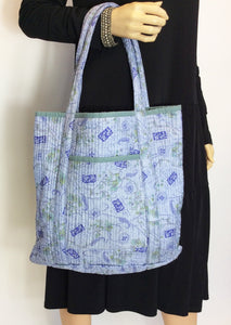 Silk Sari Quilted Bag